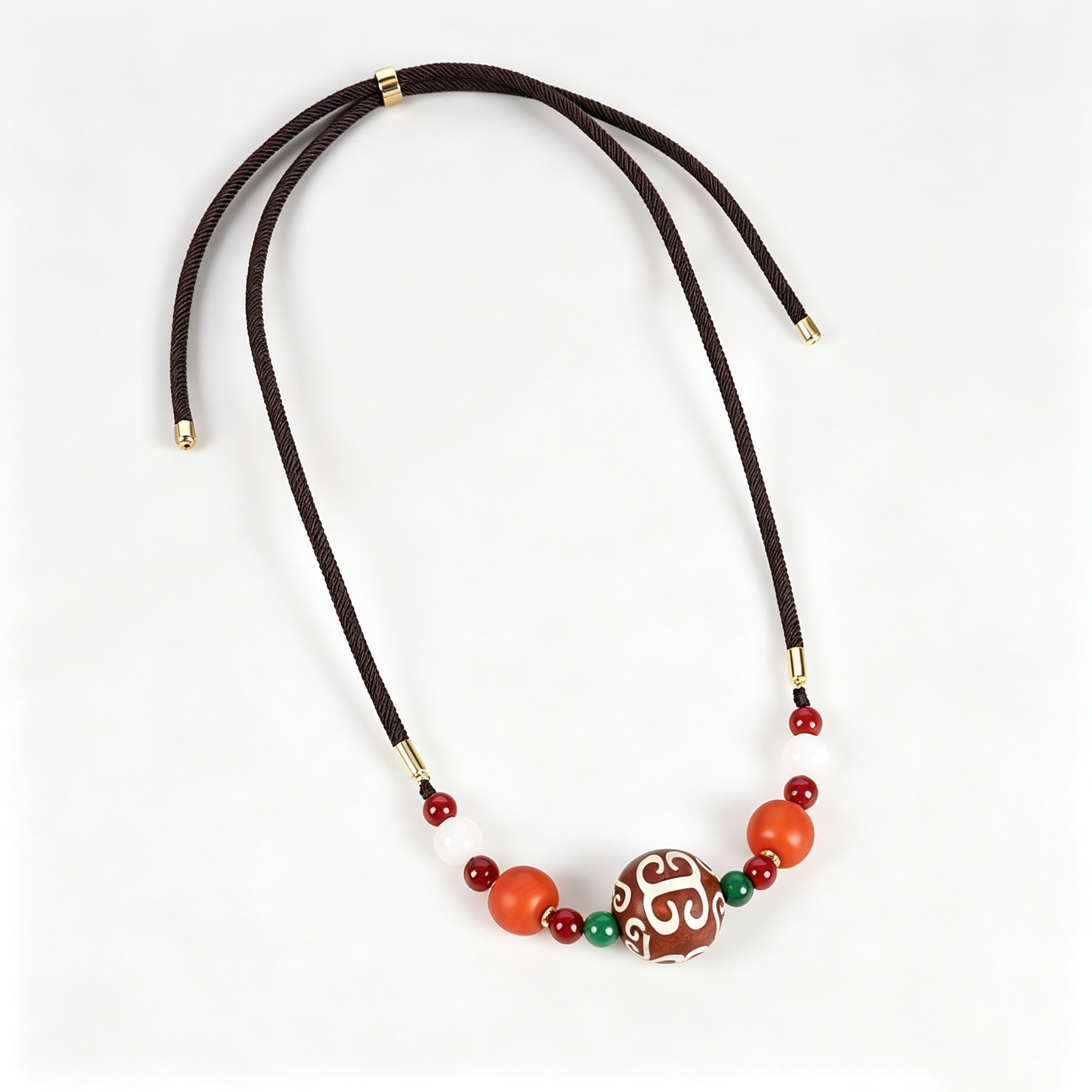 Earth & Red Agate Choker