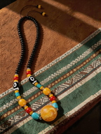 Multi-Stone Long Treasure Necklace