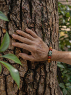 Inlaid Eye Totem Star-Moon Bodhi Bracelet