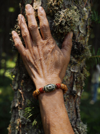 Inlaid Eye Totem Star-Moon Bodhi Bracelet