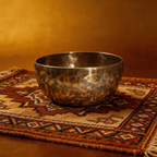 Forged Earth-Tone Singing Bowl